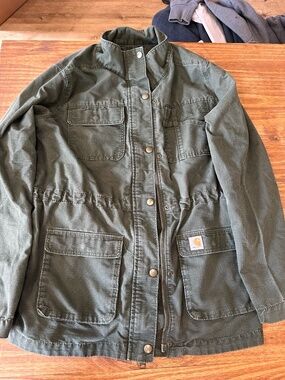 Carhartt Forest Green Full Zip light work jacket